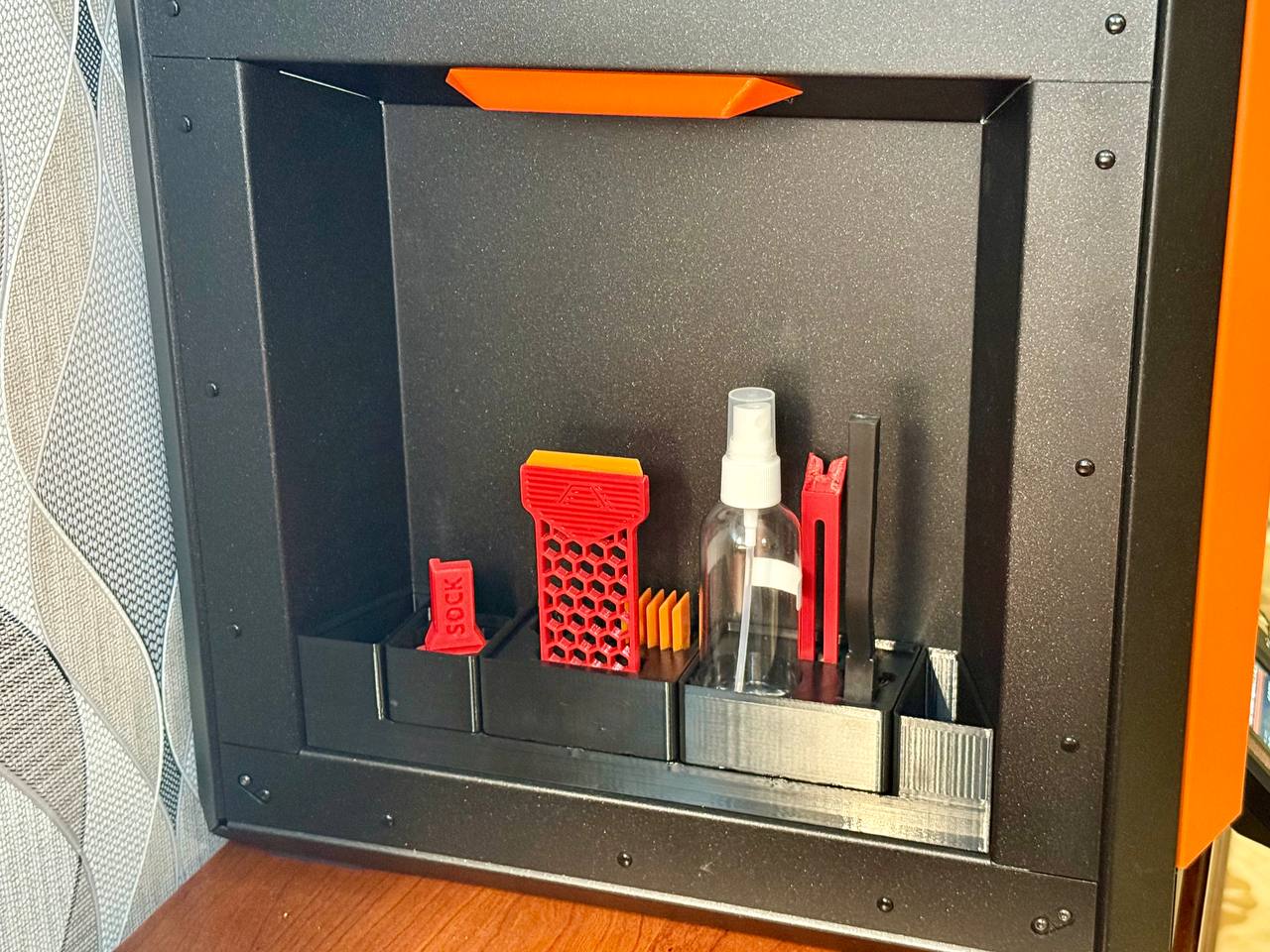 Prusa Core One Side Gridfinity Base Storage Insert