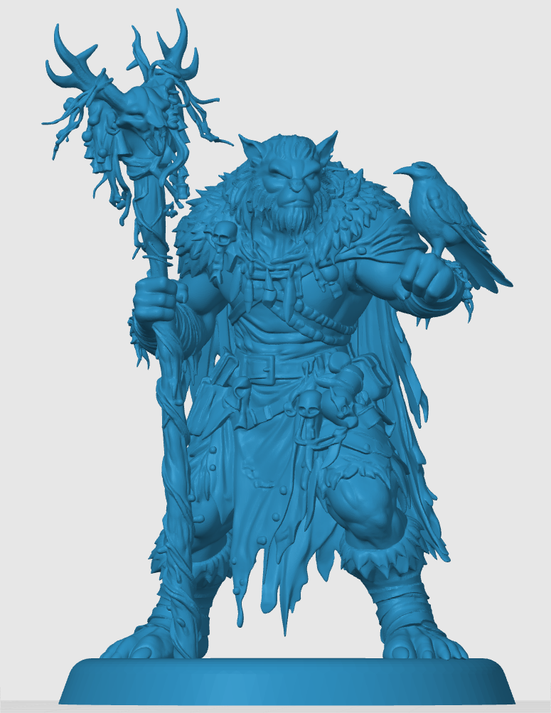 Miniatura 3 do modelo 3D Bugbear Druid