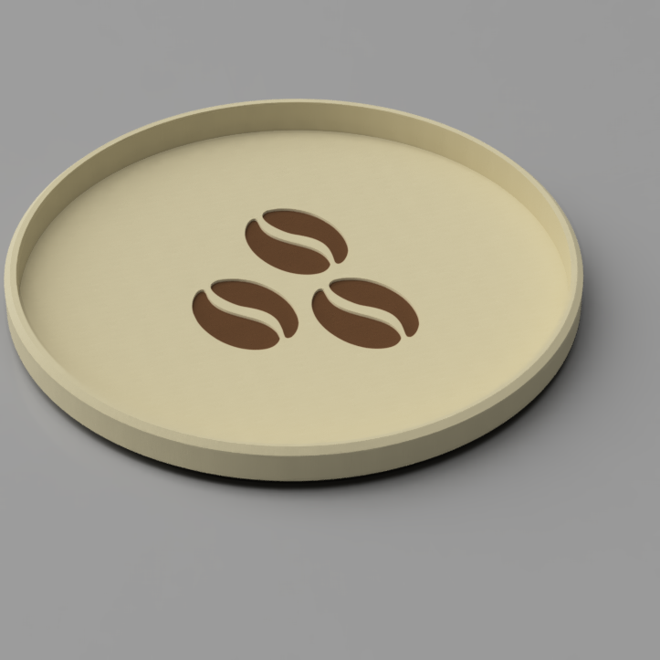 Coffee Bean Coaster