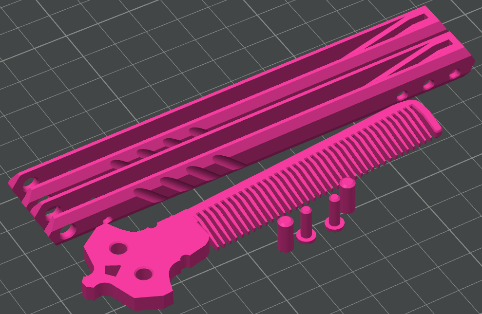 butterfly comb - with new comb piece