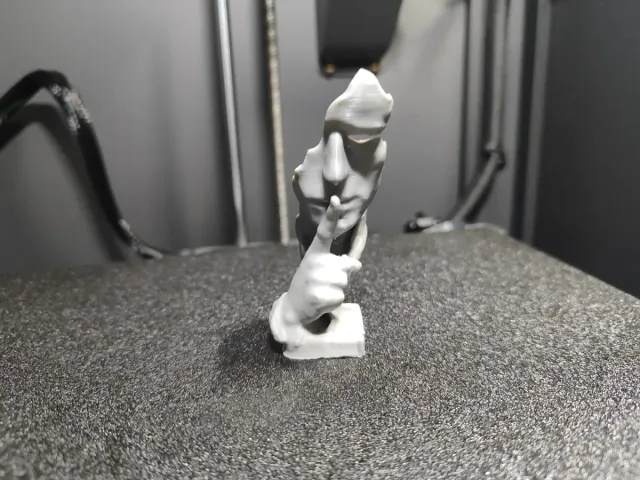 Silence statue