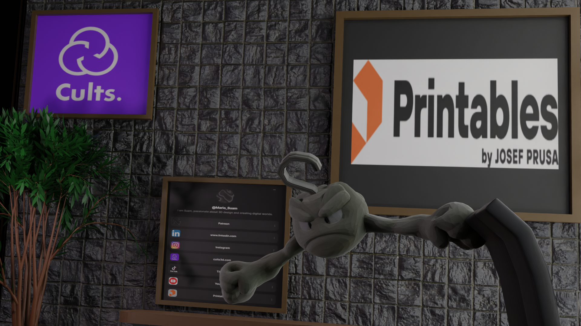 Geodude – 3D Printed Angry Clothes Hanger
