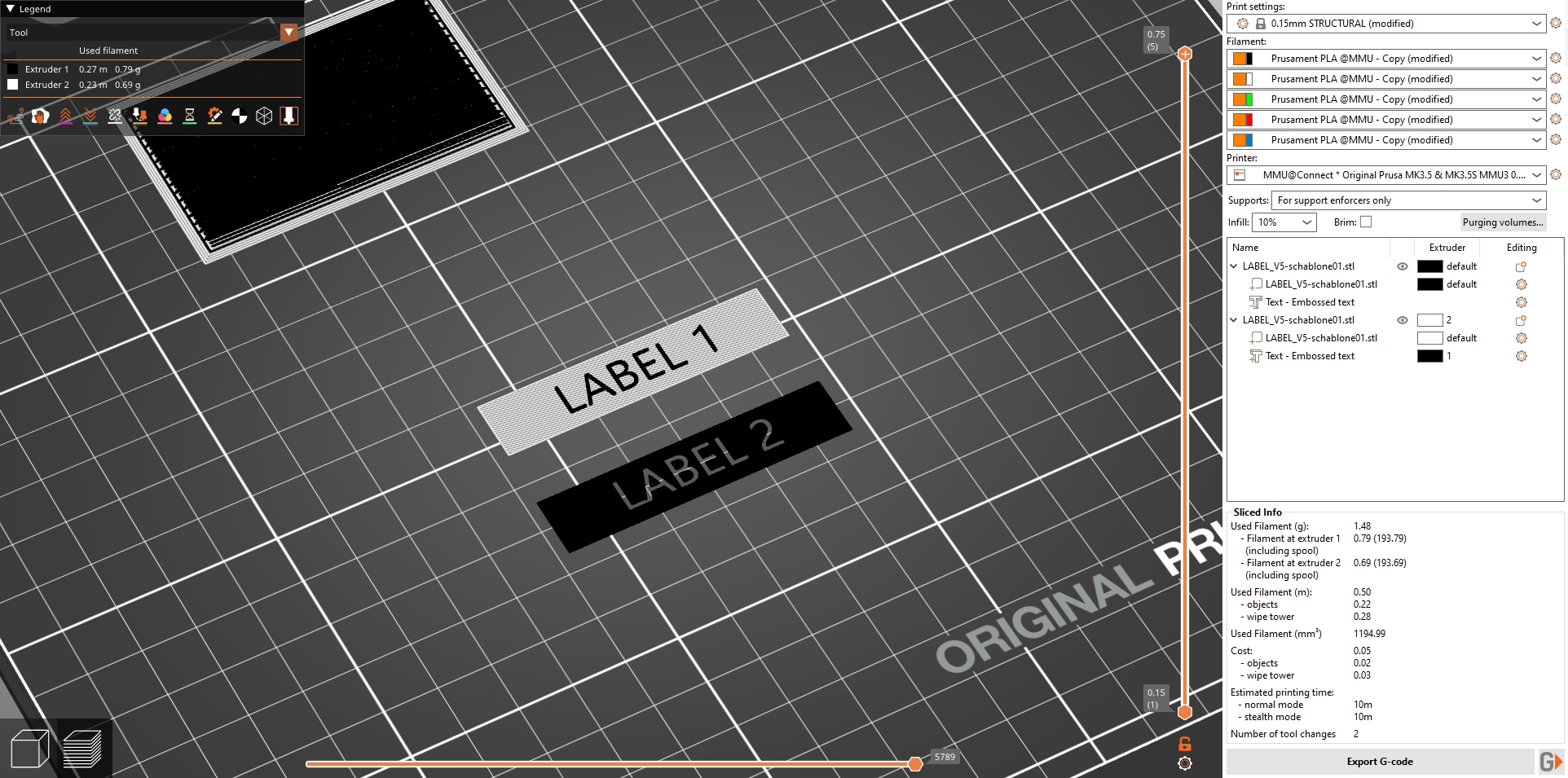 Miniatura 7 do modelo 3D Clip-on LABEL for Stackable Crate Plus - Honeycomb Edition | REMIX