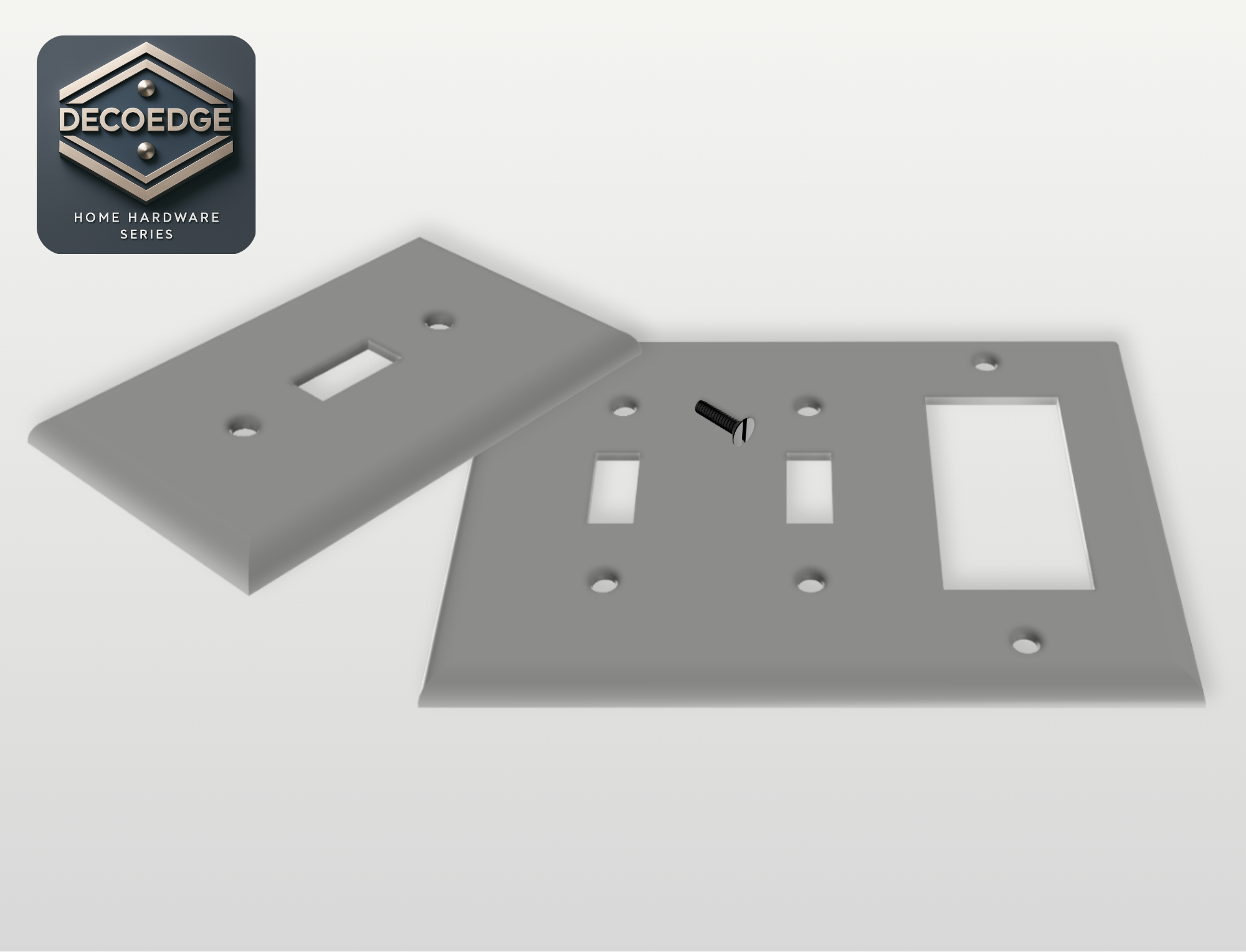 DecoEdge: Light Switch Wall Plates – Single, Double, and Triple Gang Covers