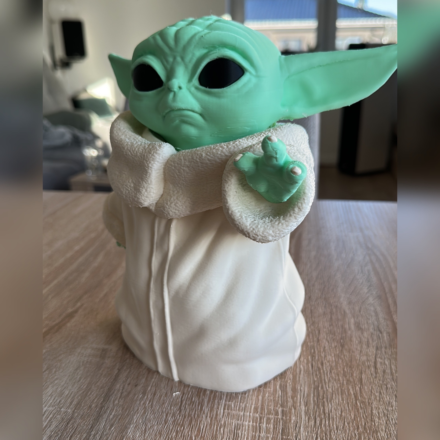Star Wars Grogu Baby Yoda Sculpture Figure Multi Color without MMU