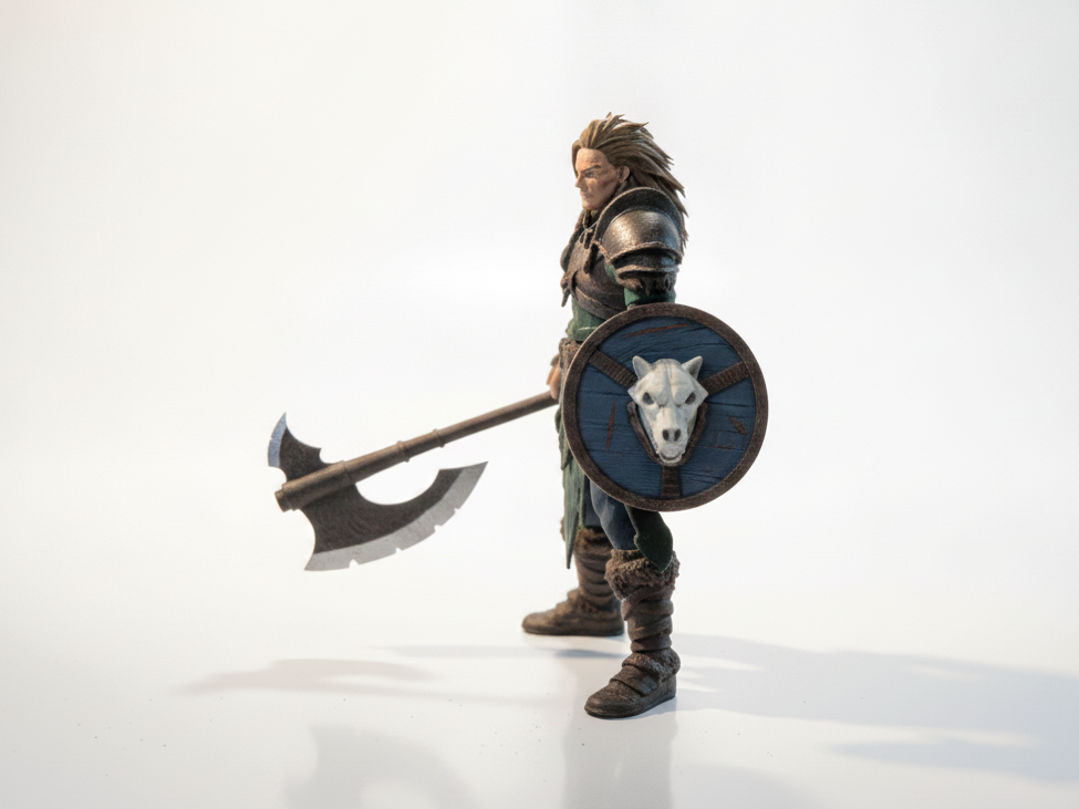 Monster Hunter Warrior Figurine Fantasy 3D Printable