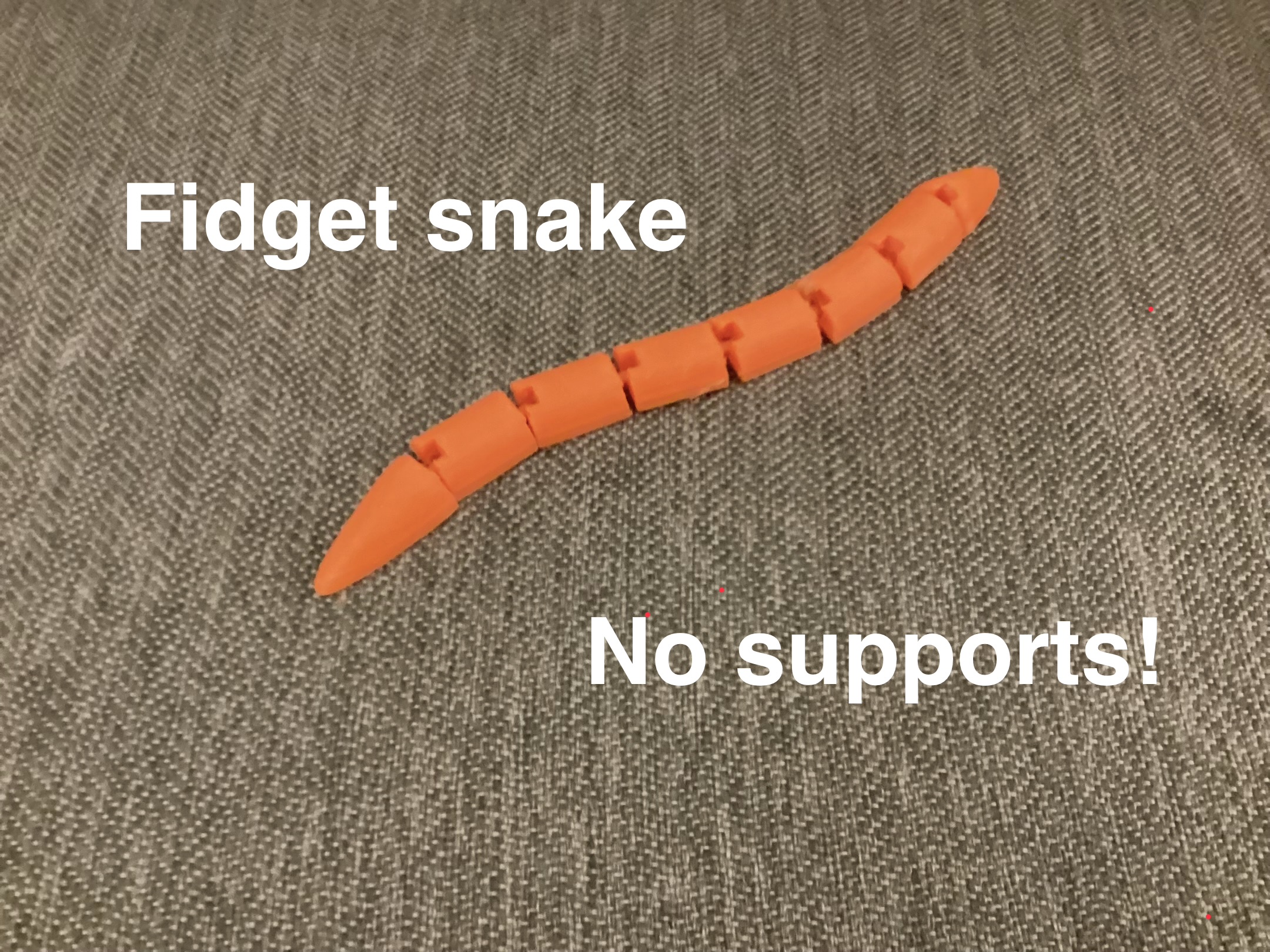 Flexible Fidget Snake