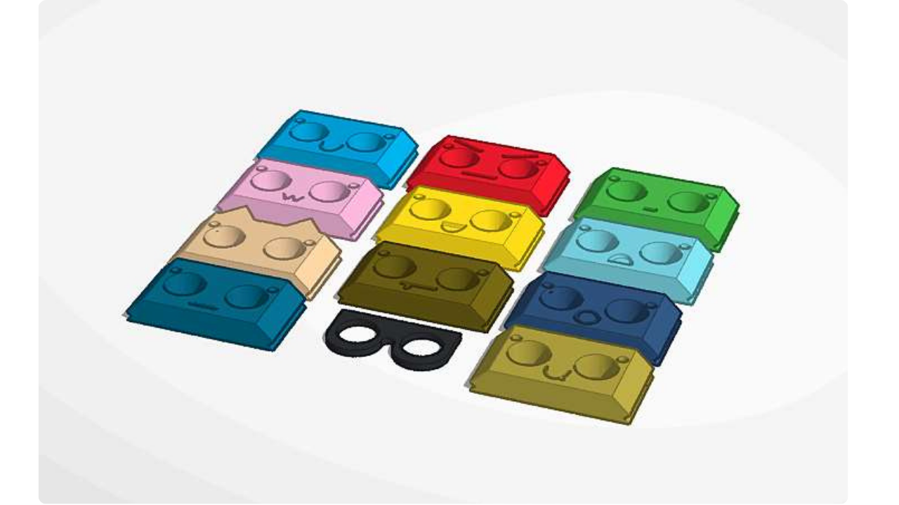 HP Otto face plates V2 And face accessories