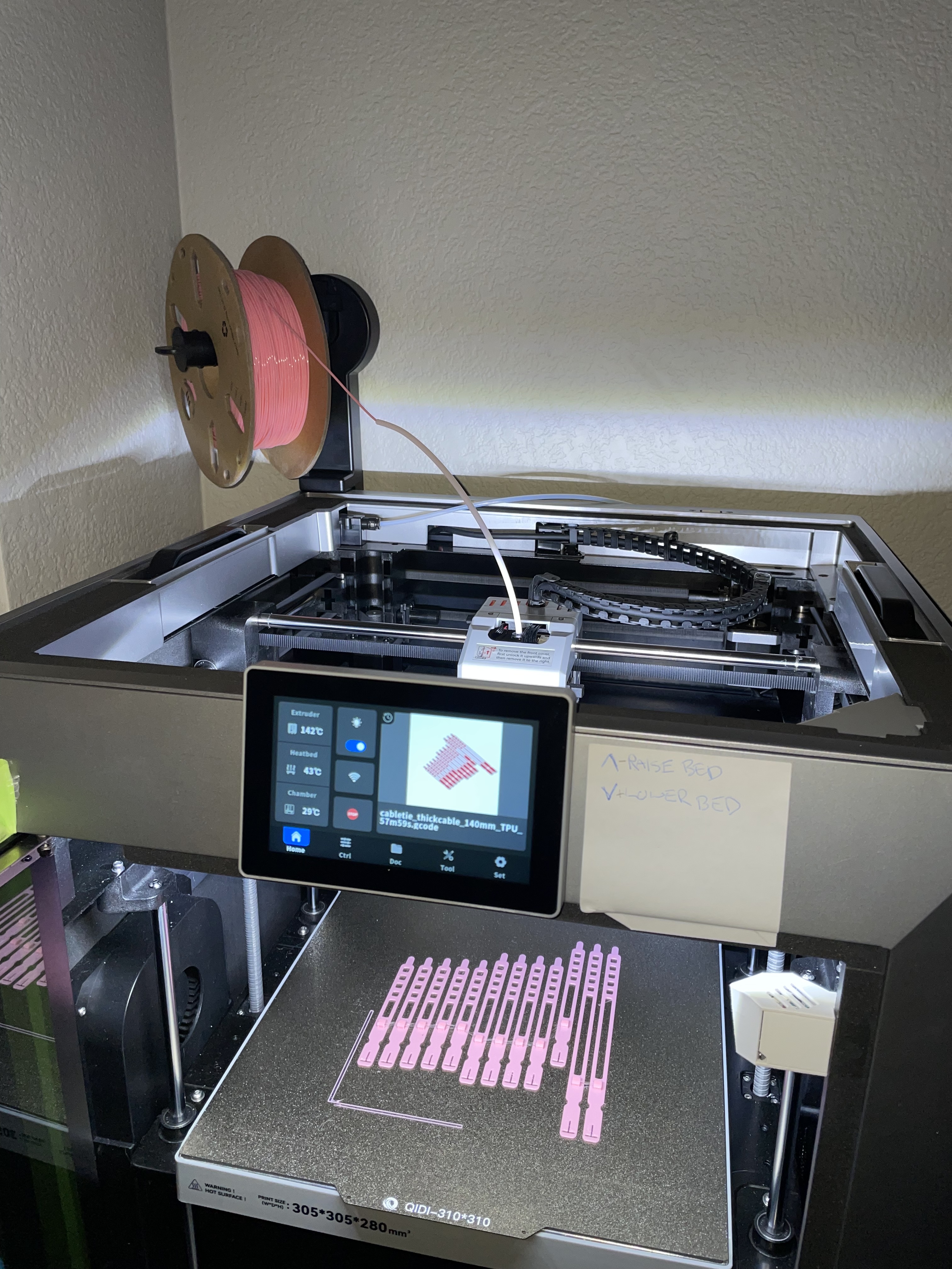 Qidi Plus 4 Angled Spool Holder Adapter for TPU Top Loading