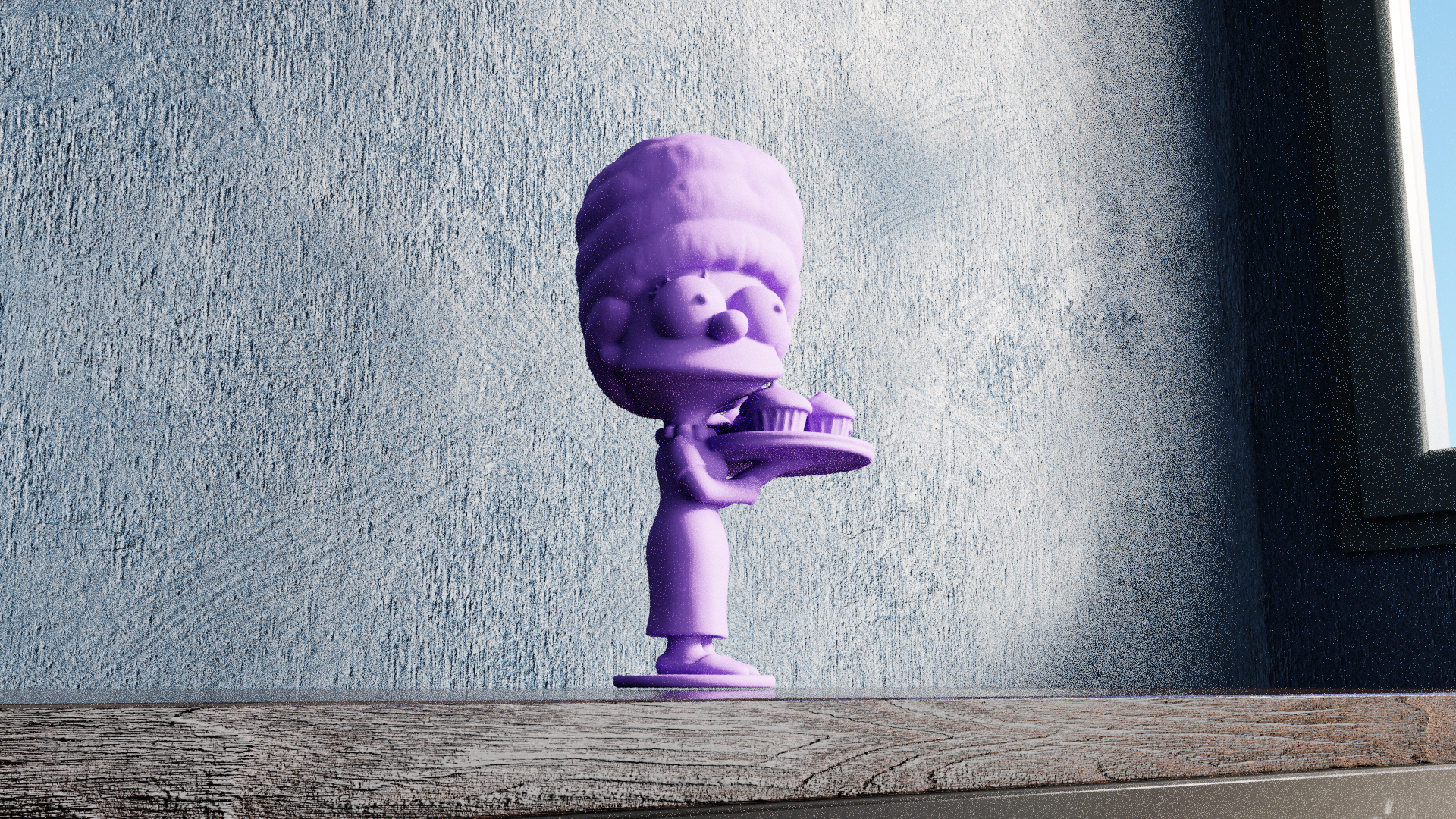Miniatura 9 do modelo 3D Chibi Marge Simpson