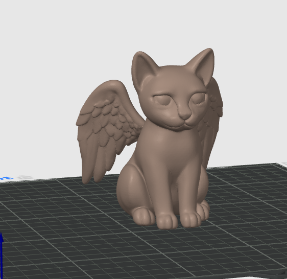 Winged Guardian Cat