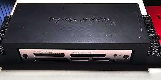 Icy Box Card Reader Mount (including freecad file)