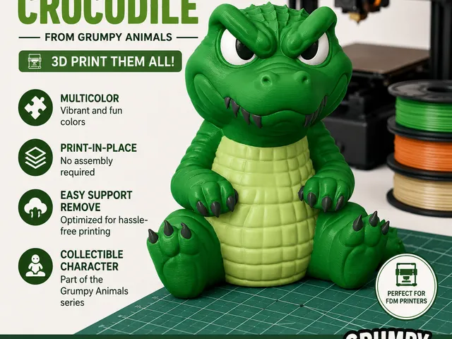 Grumpy Crocodile – Grumpy Animals Collection
