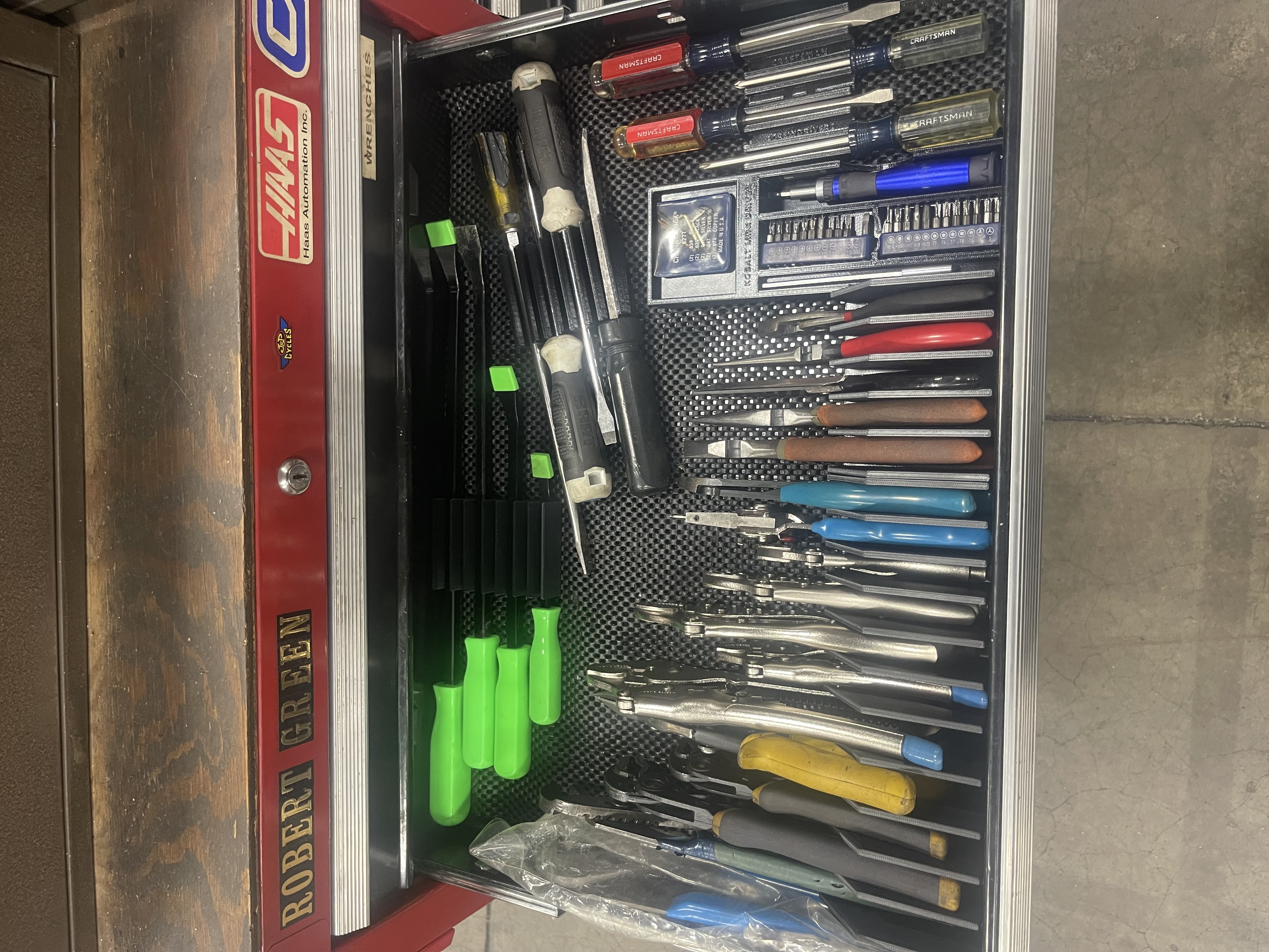 HARBOR FREIGHT PRY BAR TOOLBOX HOLDER