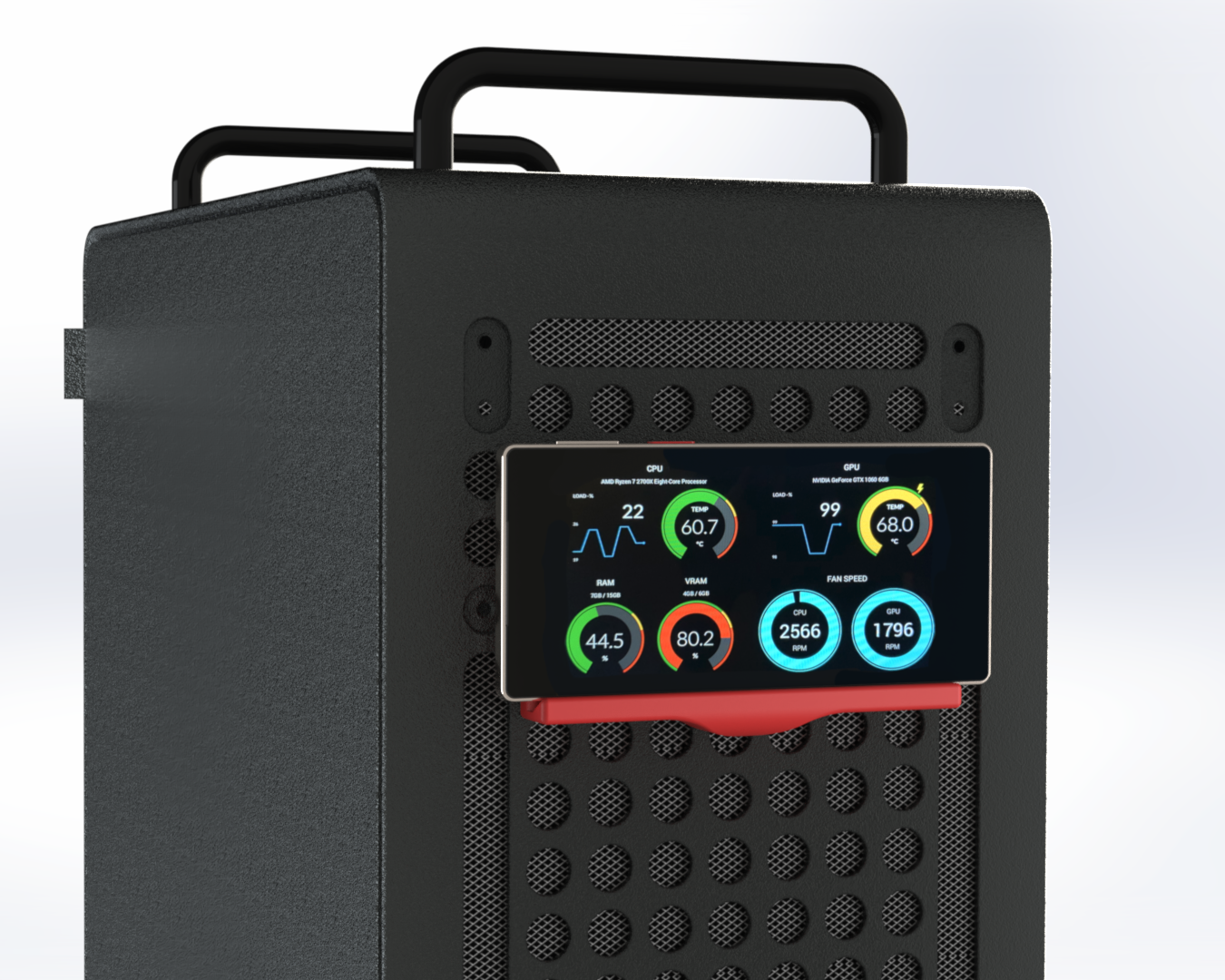 Cooler Master Qube 540 - Induction phone charger