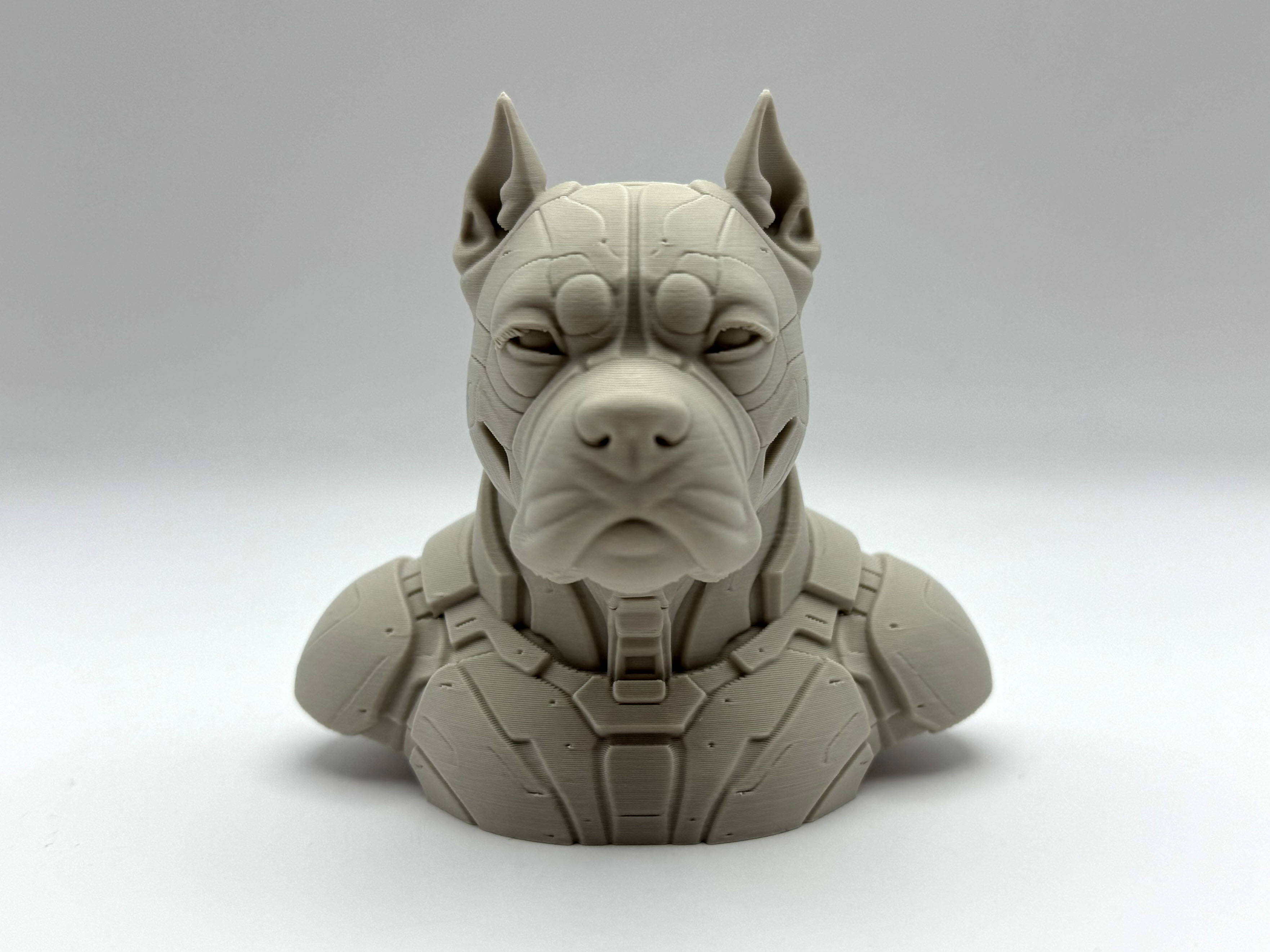 American Staff Cyberpunk Bust