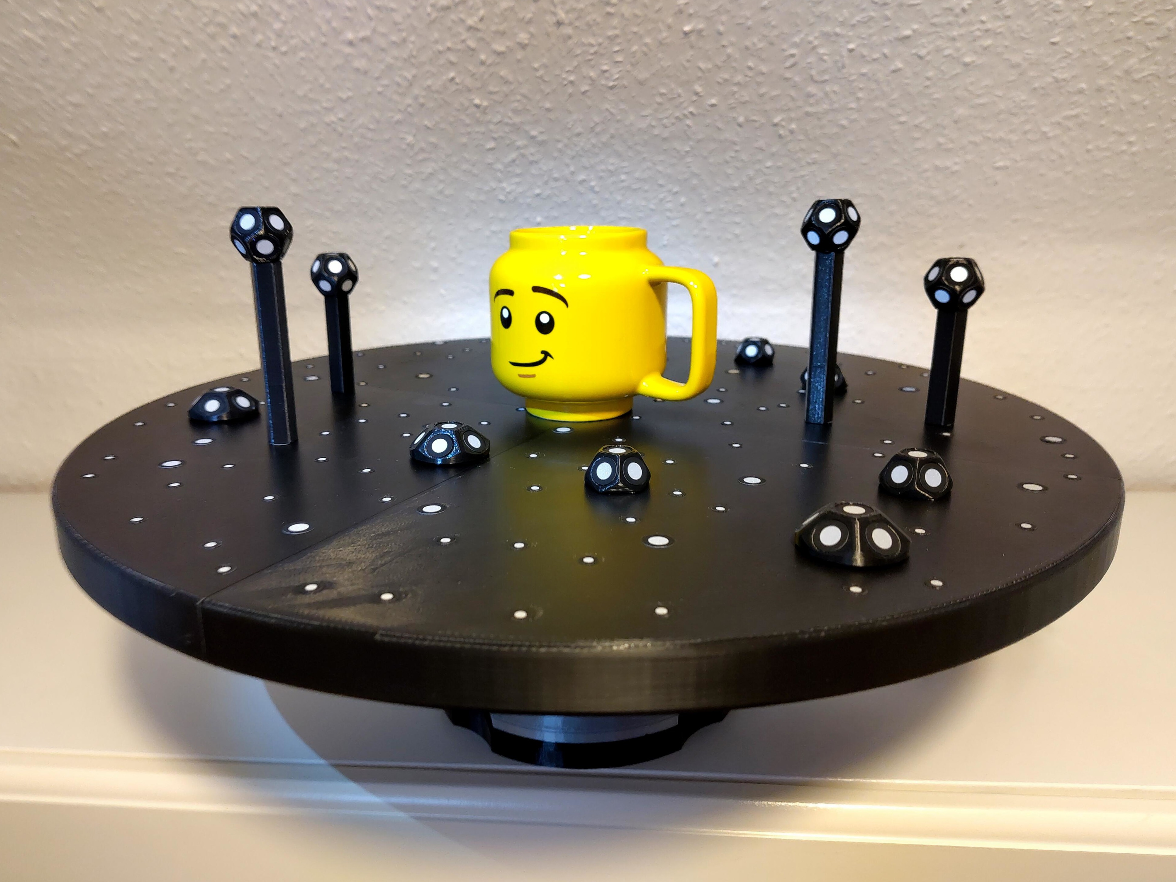 3D Scanning Turntable for Highly Adjustable Ball Vise System