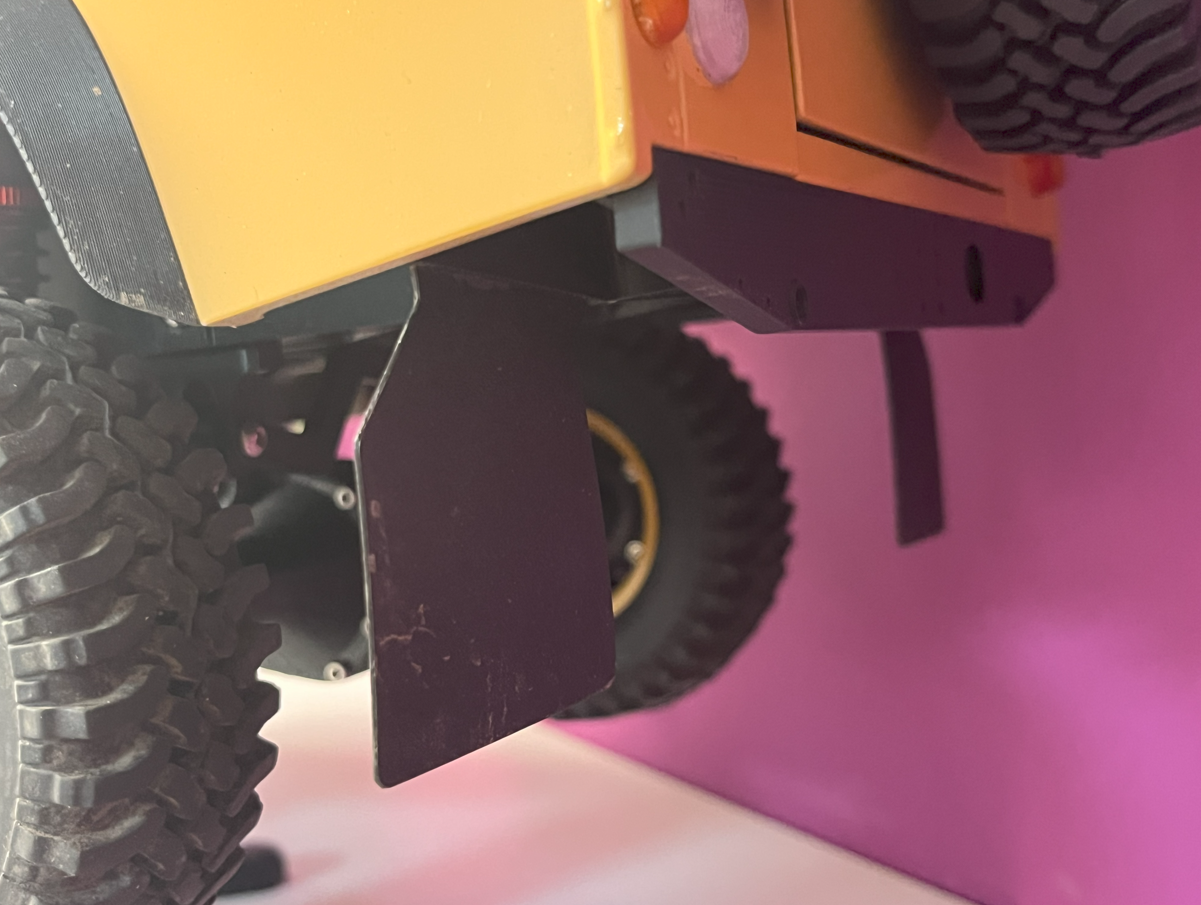 Landy splash guards washers and spacer