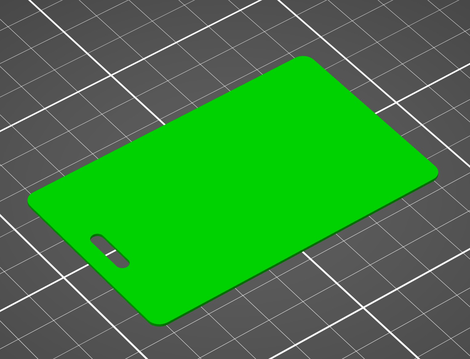 ID-1 CARD with Knockout for badge holder