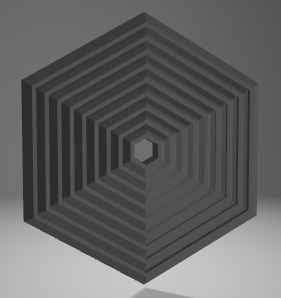 Extra Floppy Concentric Hex Fidget