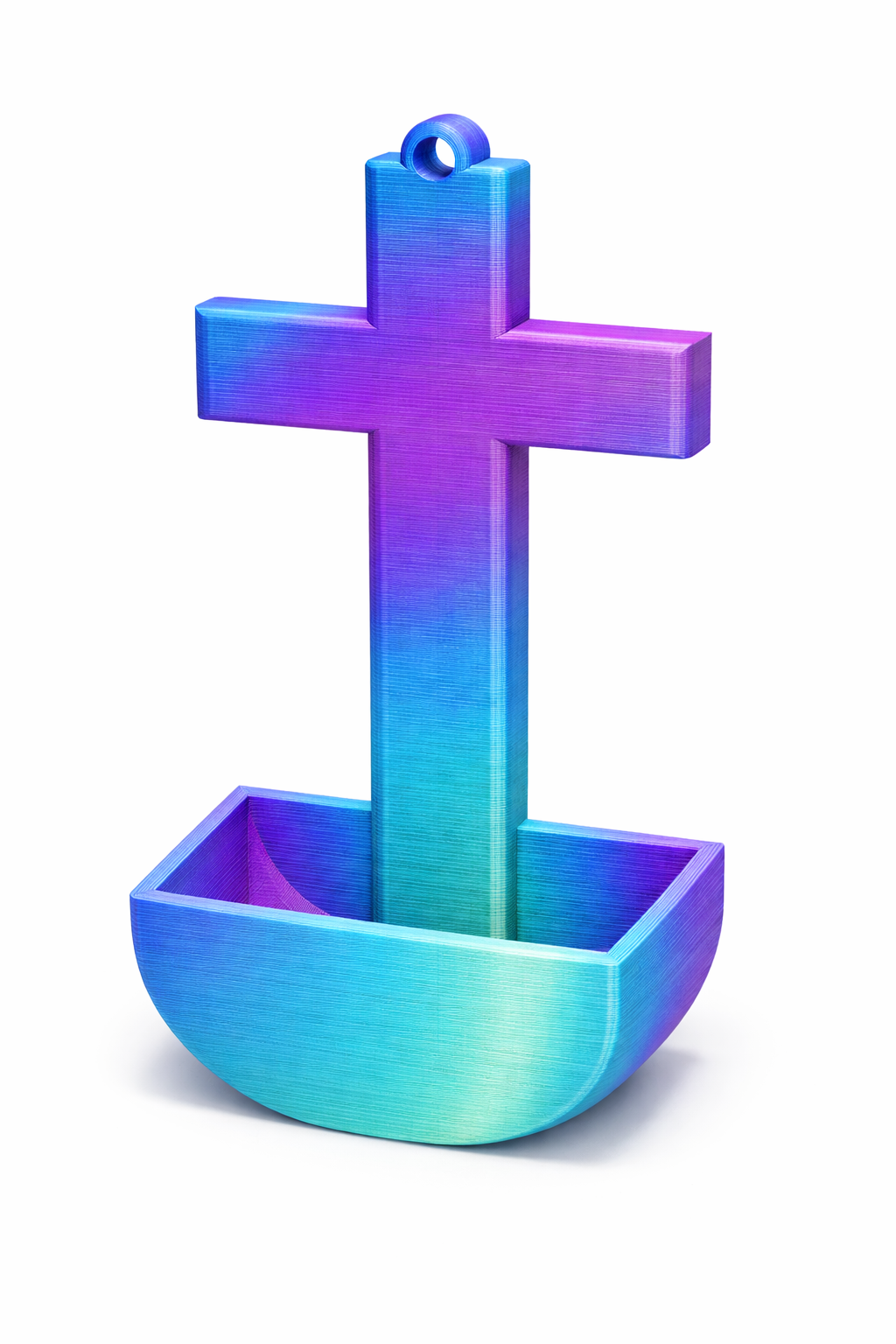Small holy water bin. Supports needed