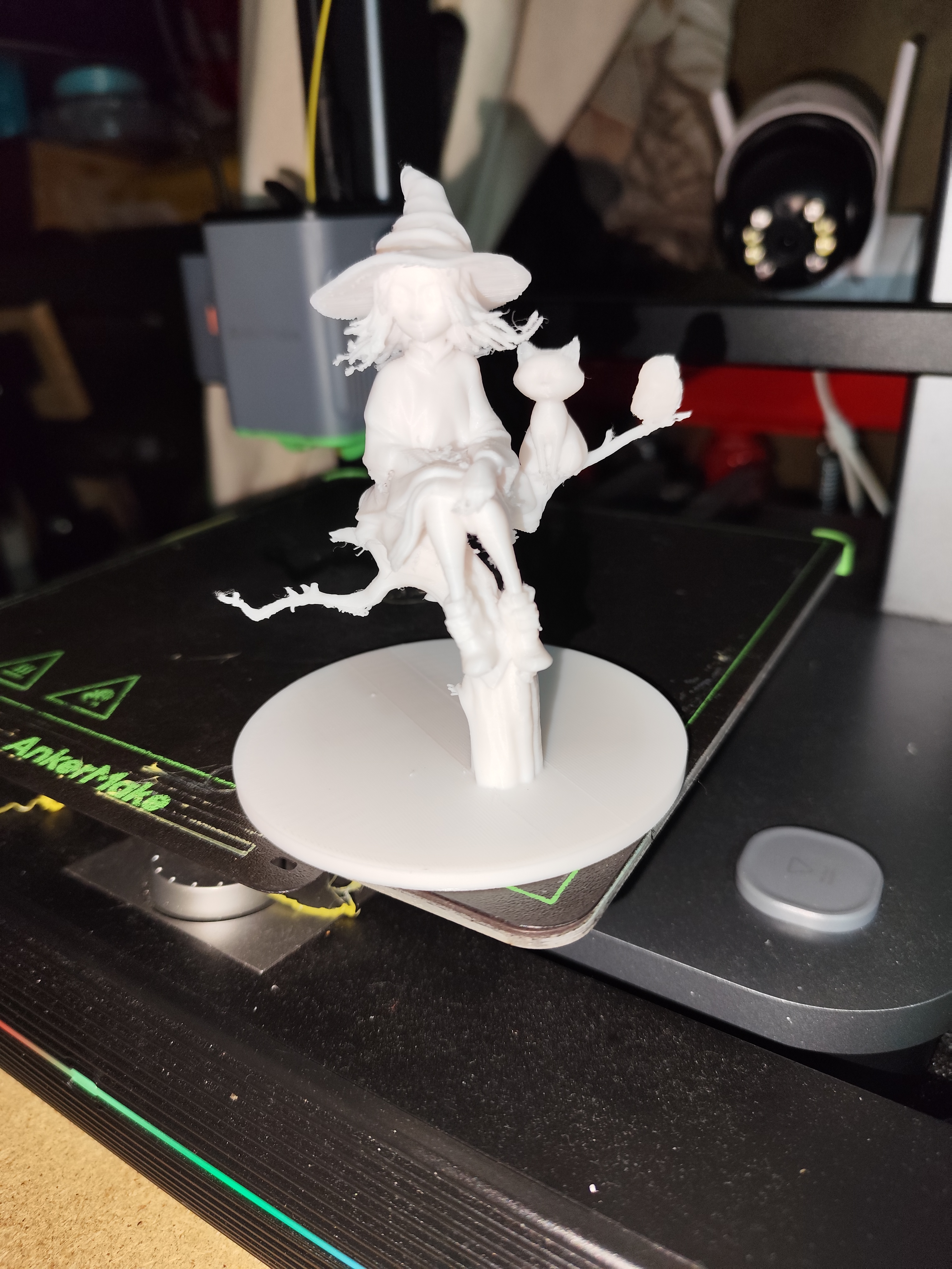 witch,cat and owl model