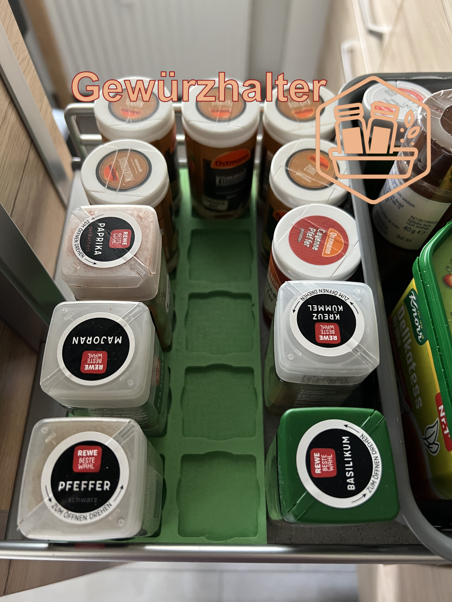 Gewürz Organizer Apotheker Schrank