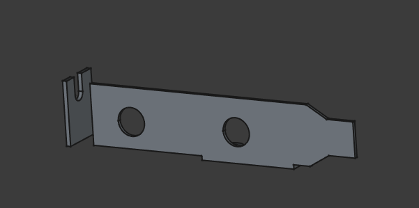backplate for HP prodesk 600 network wireless card