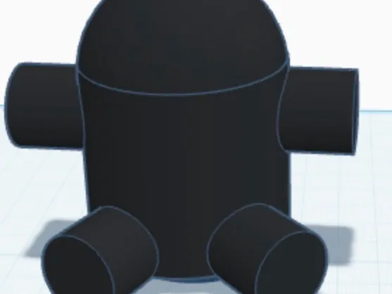 99 Nights Aprox Plush Template With A Stand To Make It Sit Up