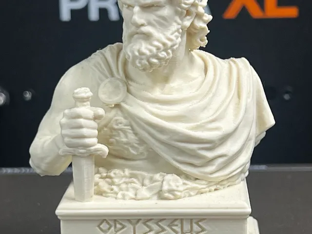 Odysseus Bust – Greek Hero and King of Ithaca Statue STL