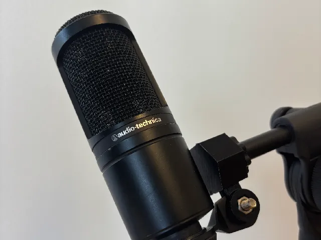 Microphone mount + collar (AT2020)
