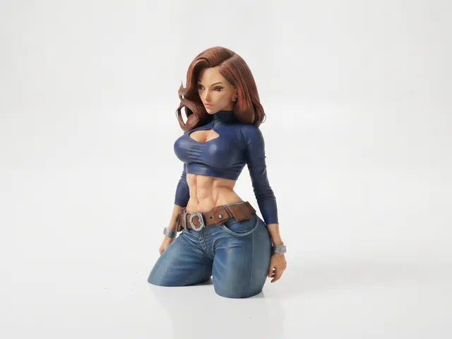 Kim Possible Bust Cartoon Character 3D Printable