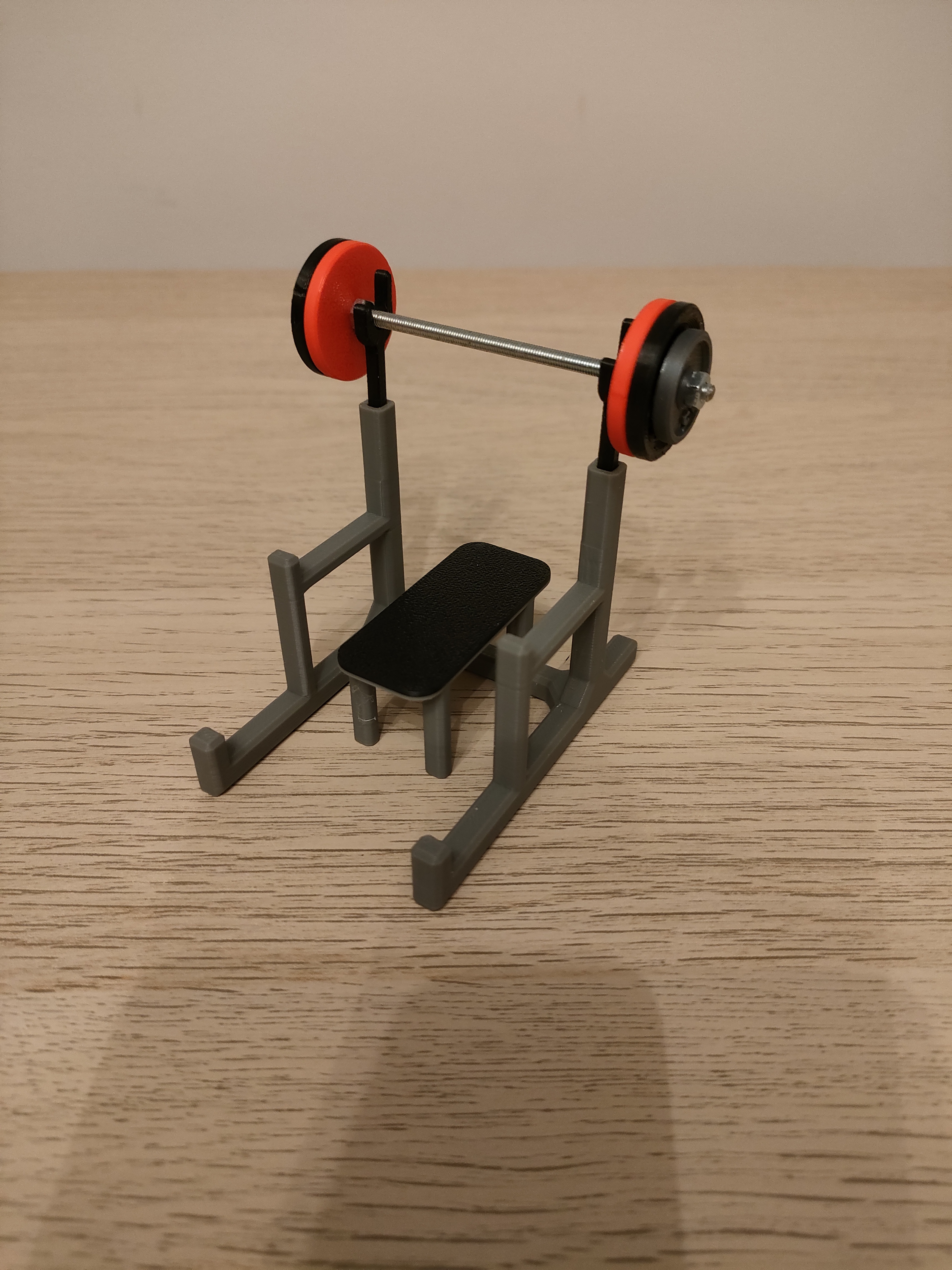 Mini Bench Press Phone Stand & Business Card Holder