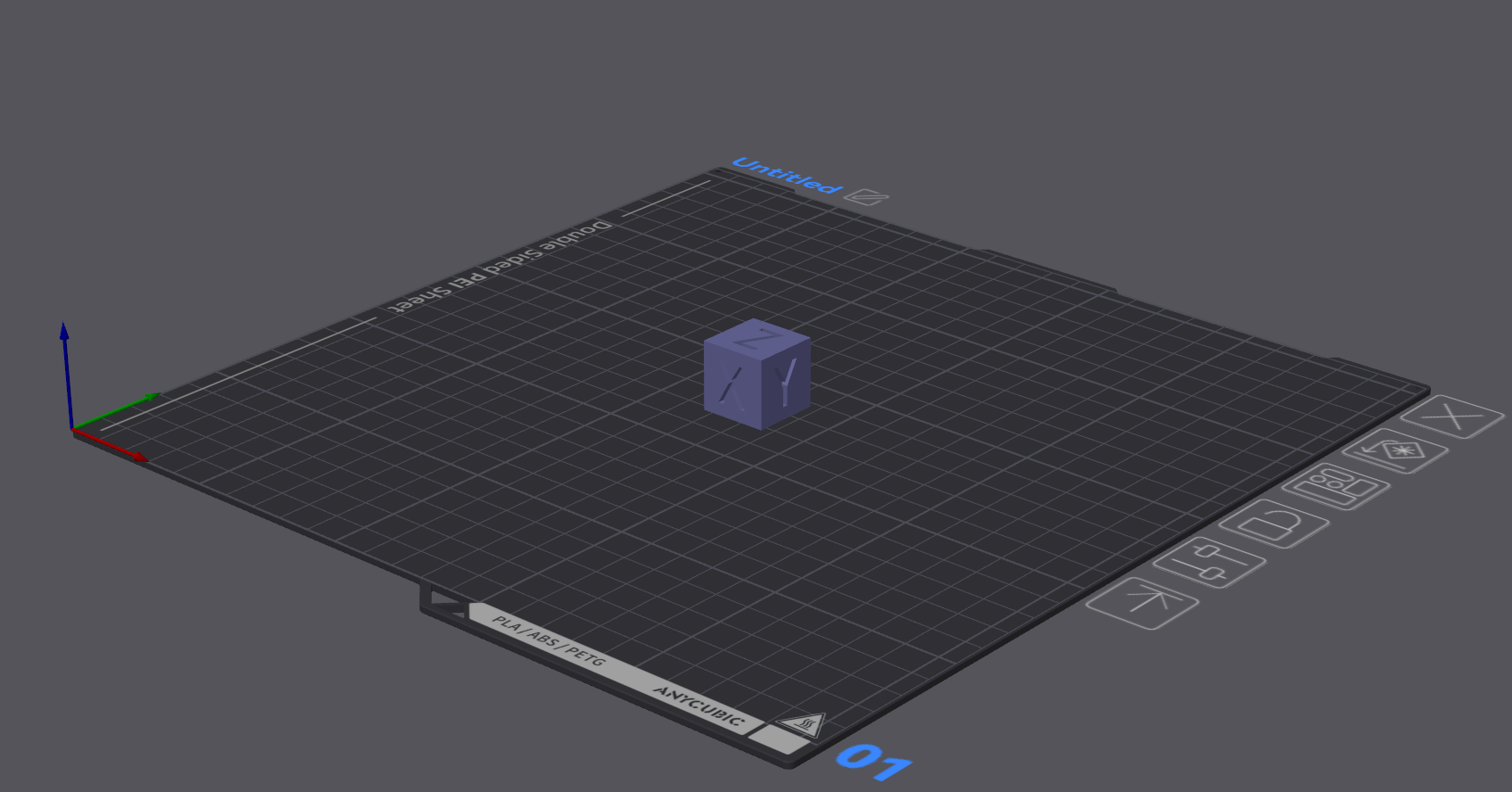 Kobra 3v2 calibration cube