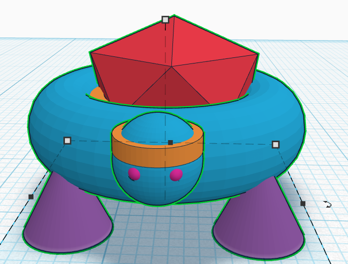 Orbitalis testudo rubrica 3D model