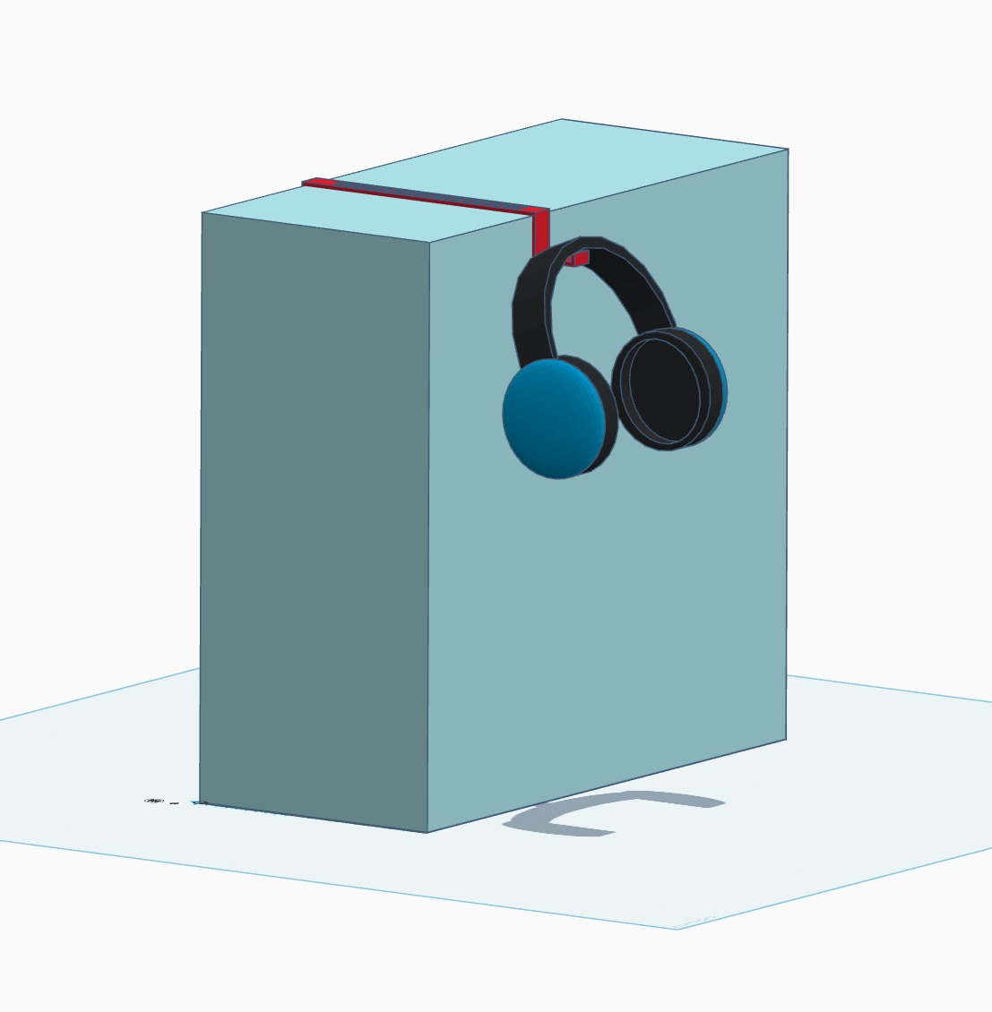 Headphones holder for Fractal Design Pop XL case