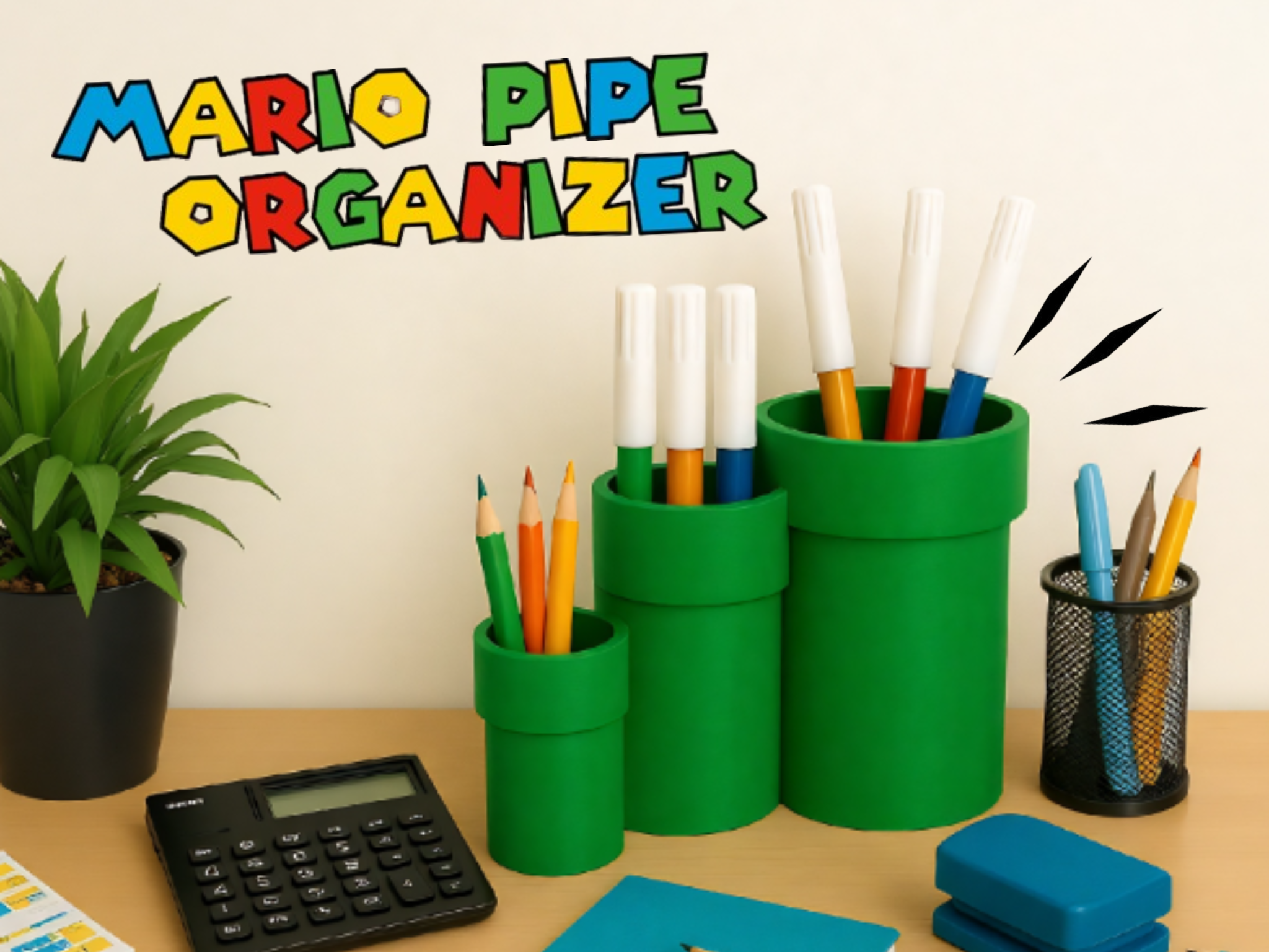 Mario Pipe Organizer