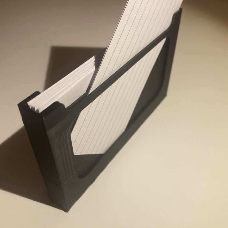 Simple Flashcard Holder by Nick3DP | Download free STL model ...