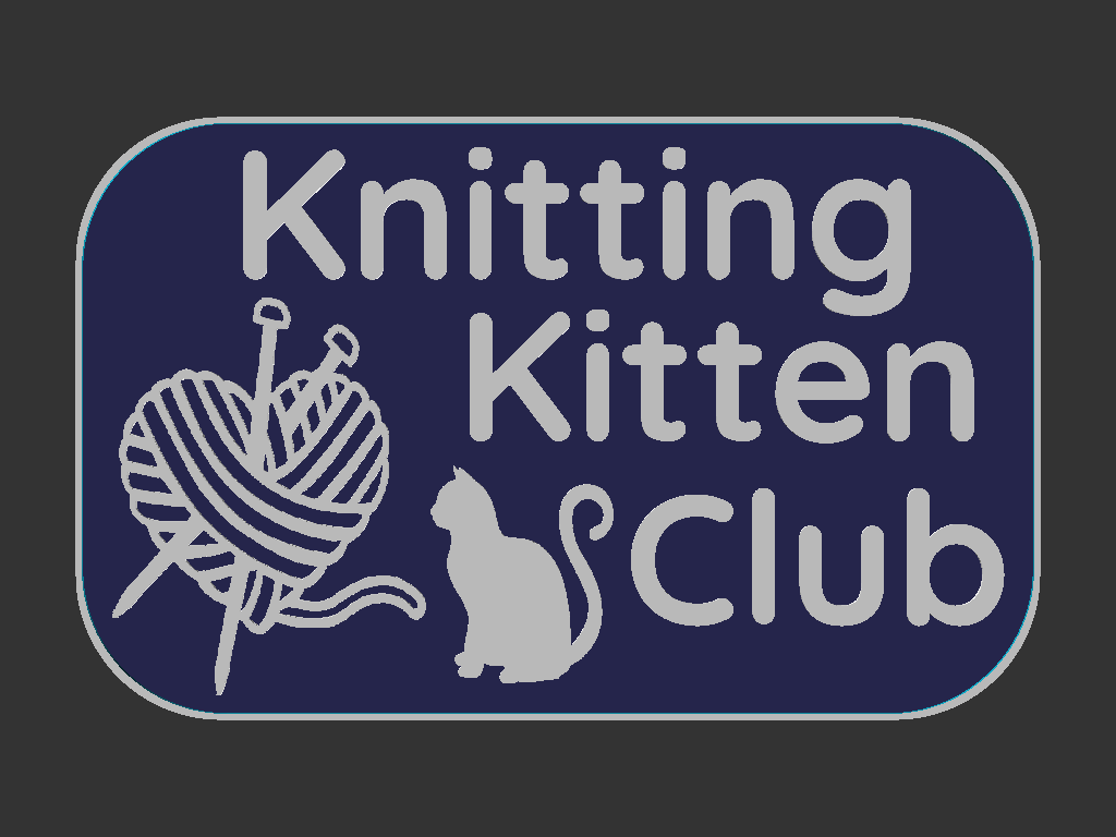 Knitting Kitten sign — miniatura 3