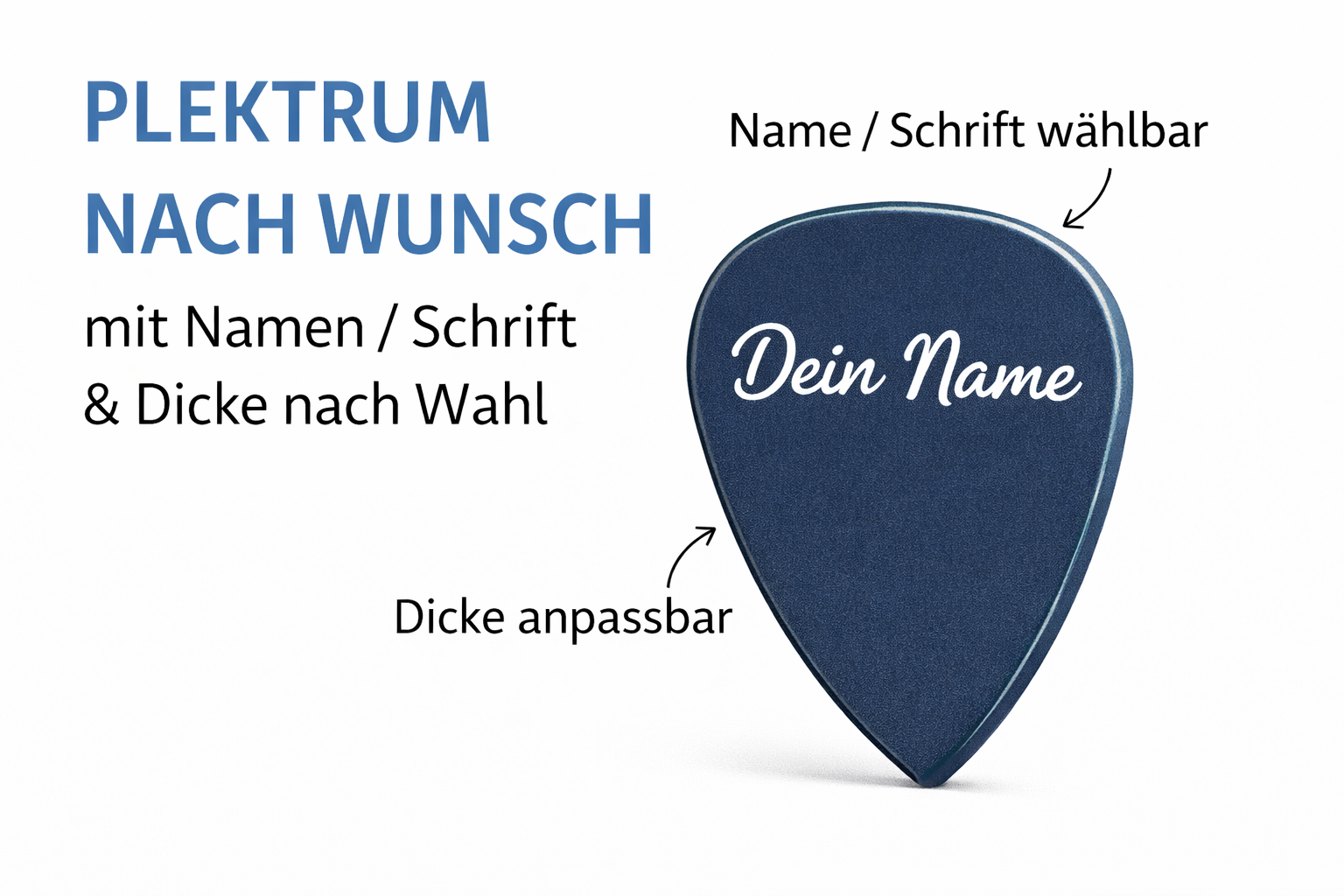 Plektrum   Änderung auf wunsch   auch mit namen verfügbar 3D model