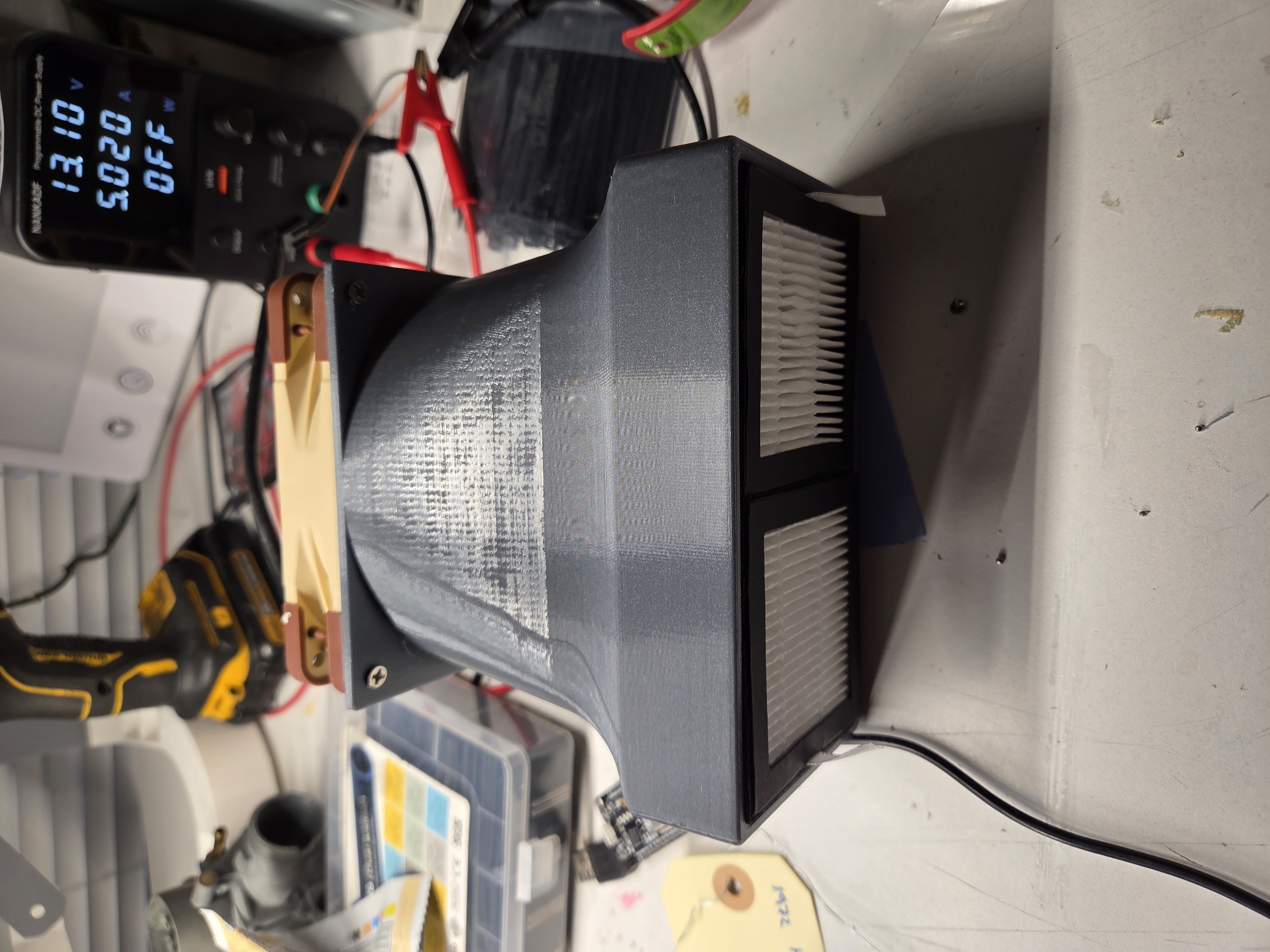Solder / Insert Fume Extractor 120mm Fan Using Kobra S1 Filter