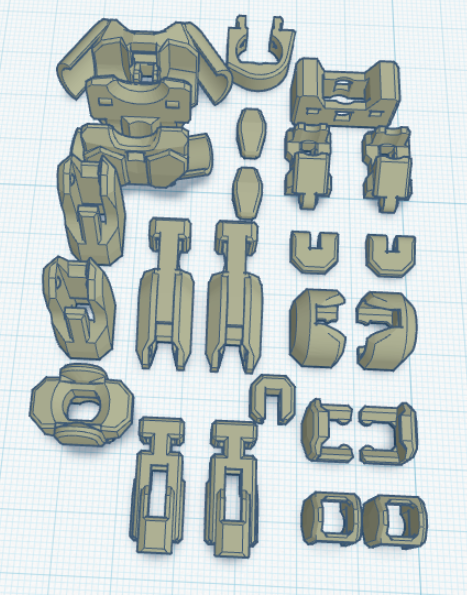 Dummy 13 armour for multi colour filament