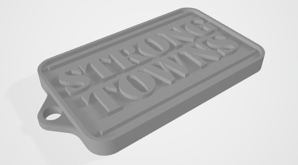 Strong Towns Keychain