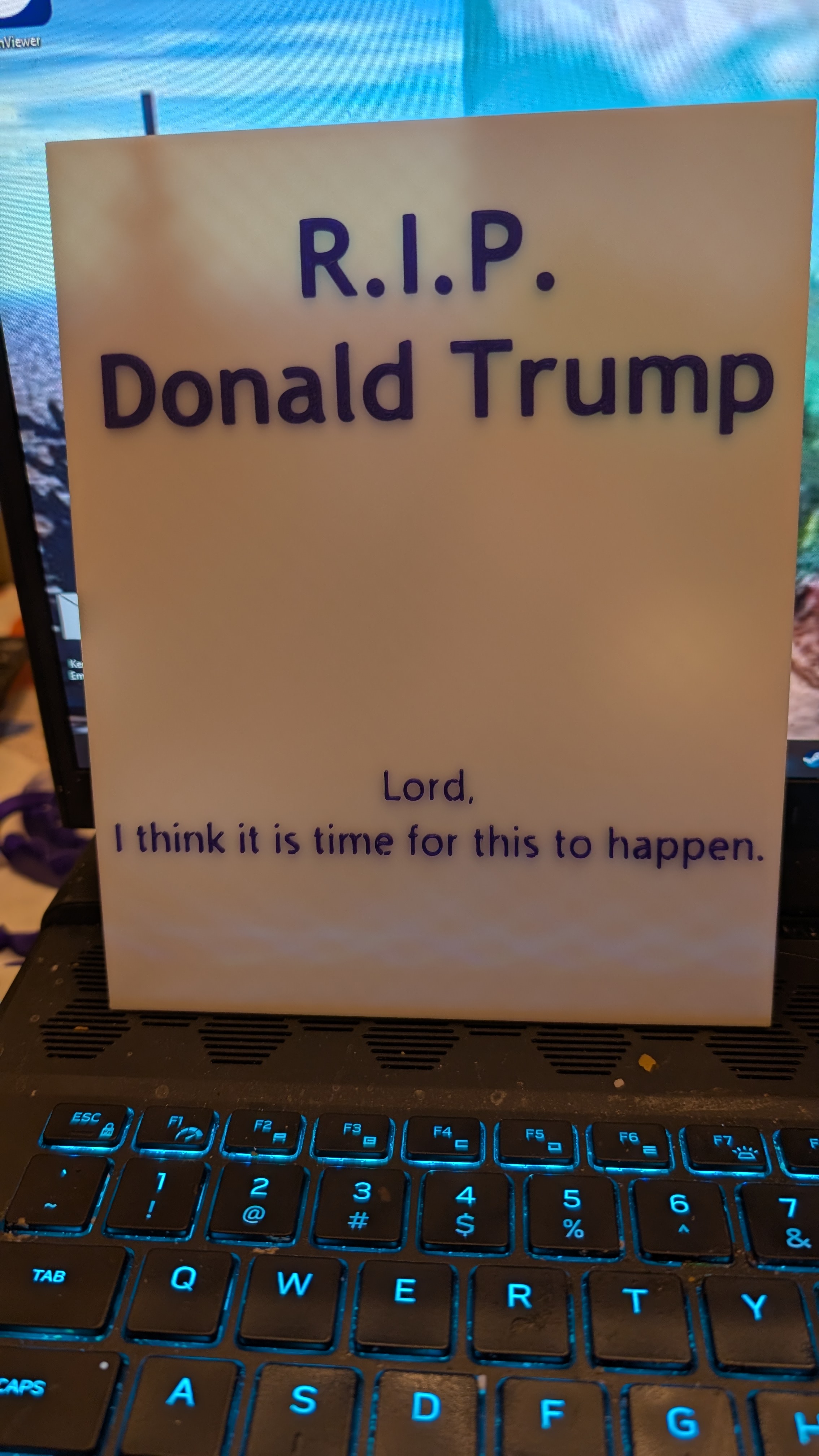 Thoughts and prayers for the demented.