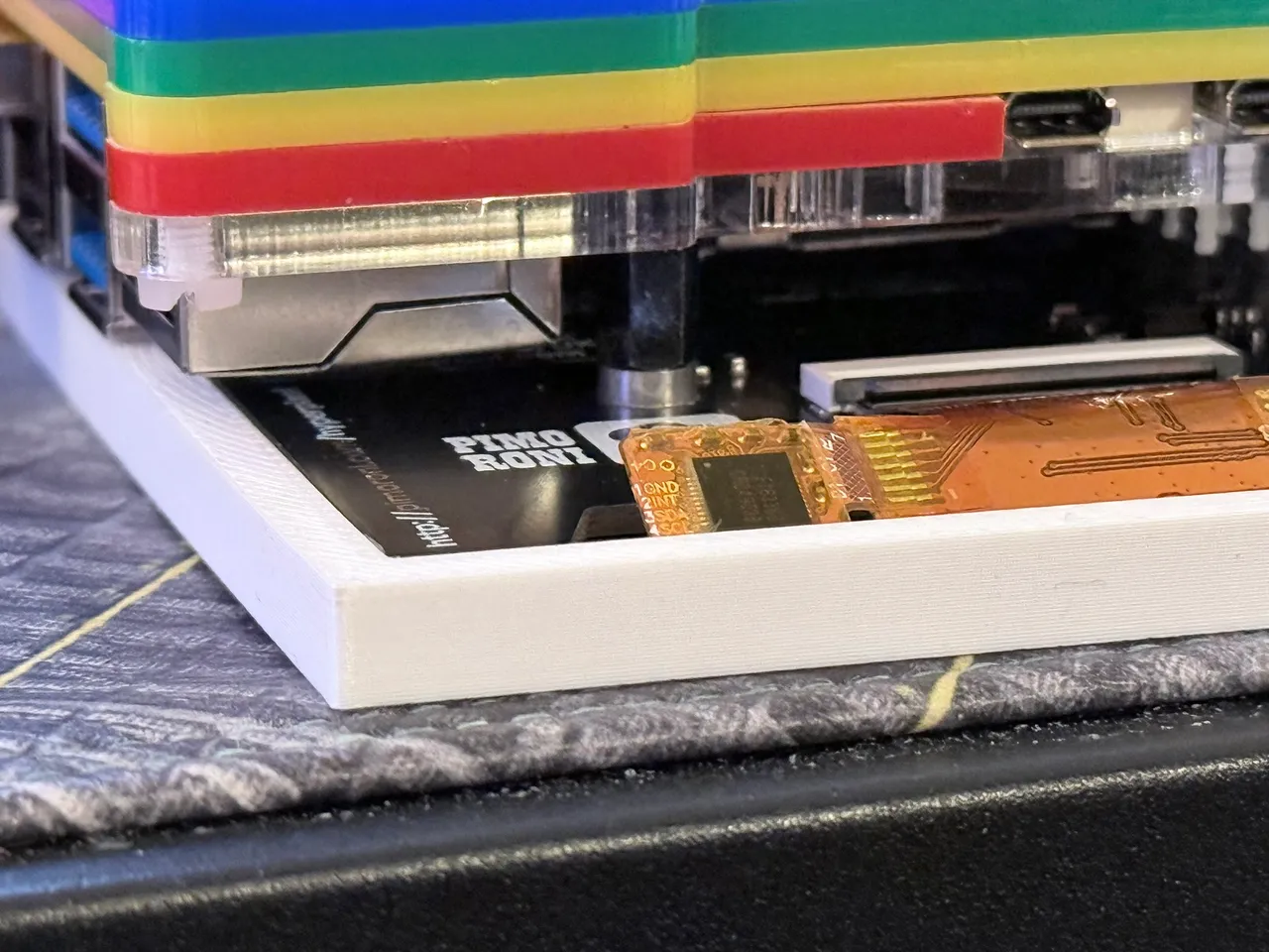 Pimoroni Hyperpixel XP Square Touchscreen Frame by AmiTheRobot