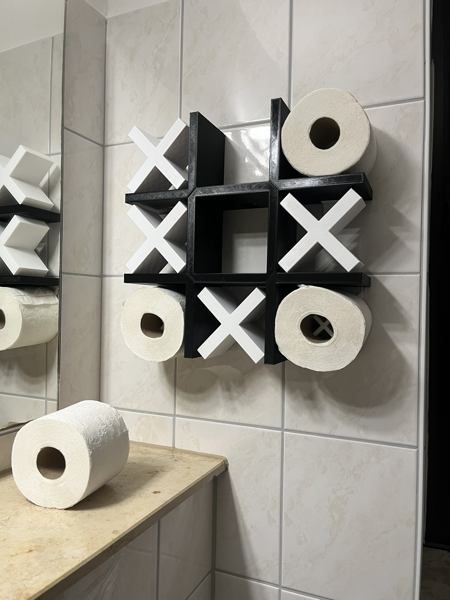 Toilet Paper Holder Tic Tac Toe (Remix)