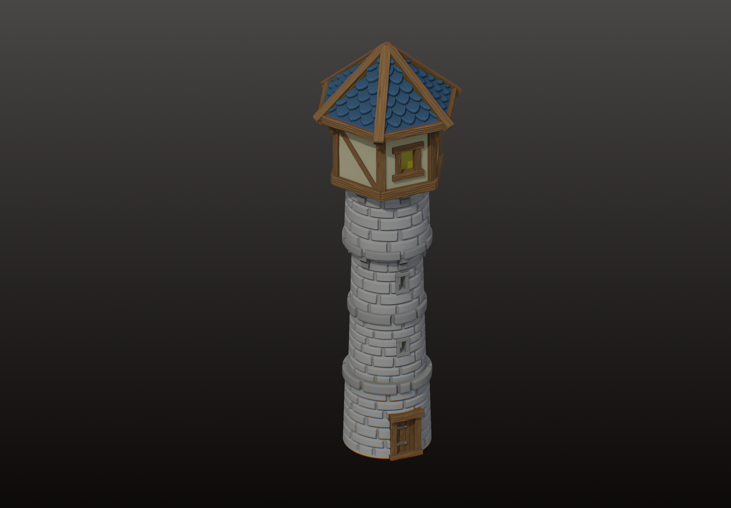 Wizard Tower - Medieval Stone Tower