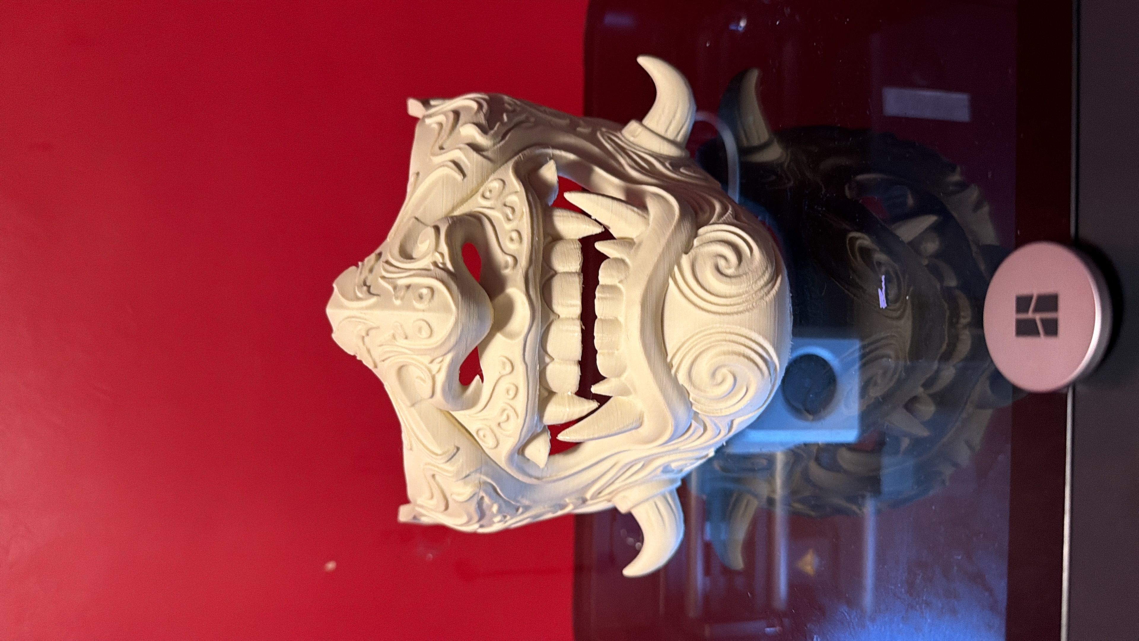Japanese Ornamental Oni mask