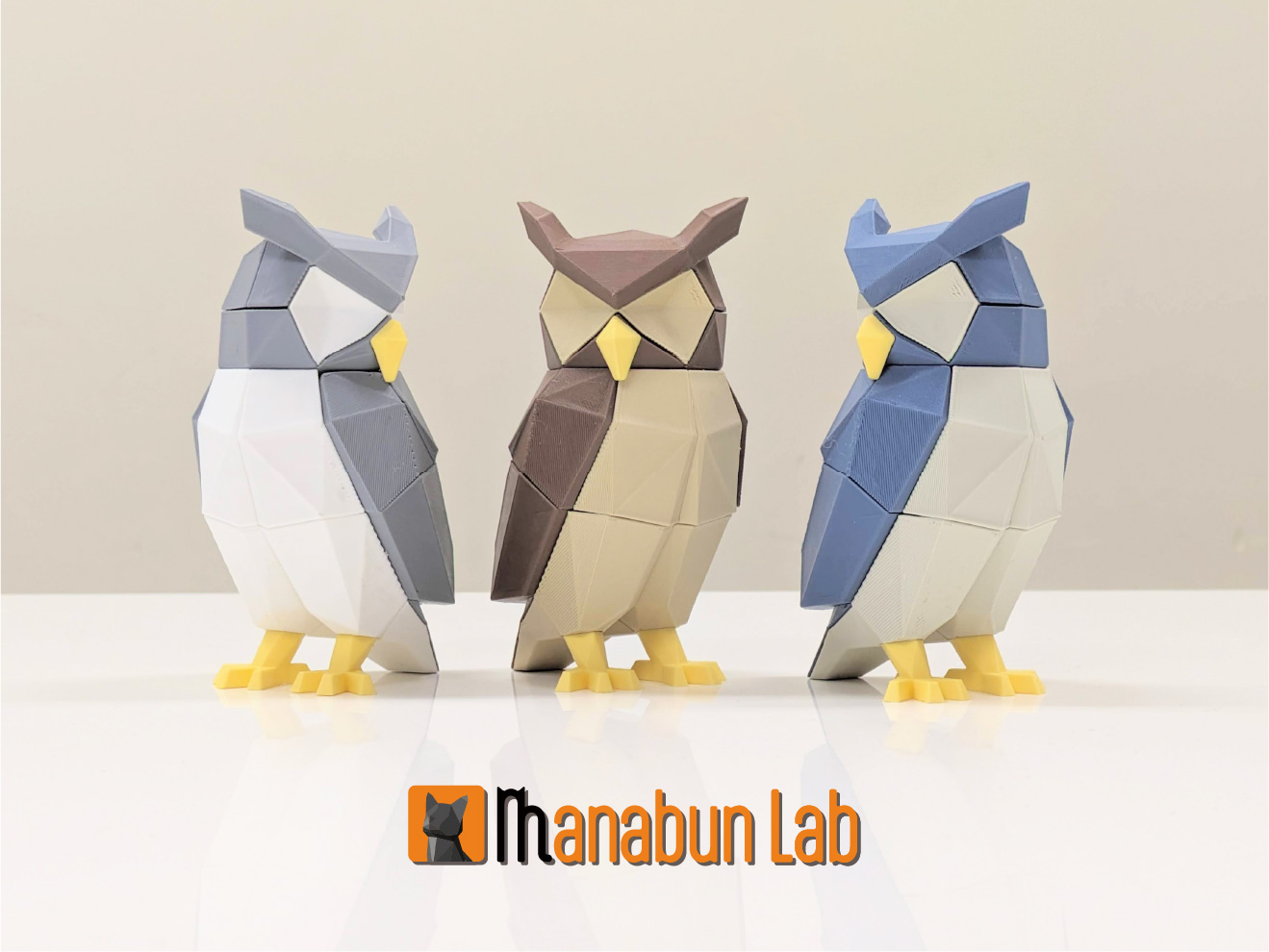 Low Poly Owl Puzzle — miniatura 3