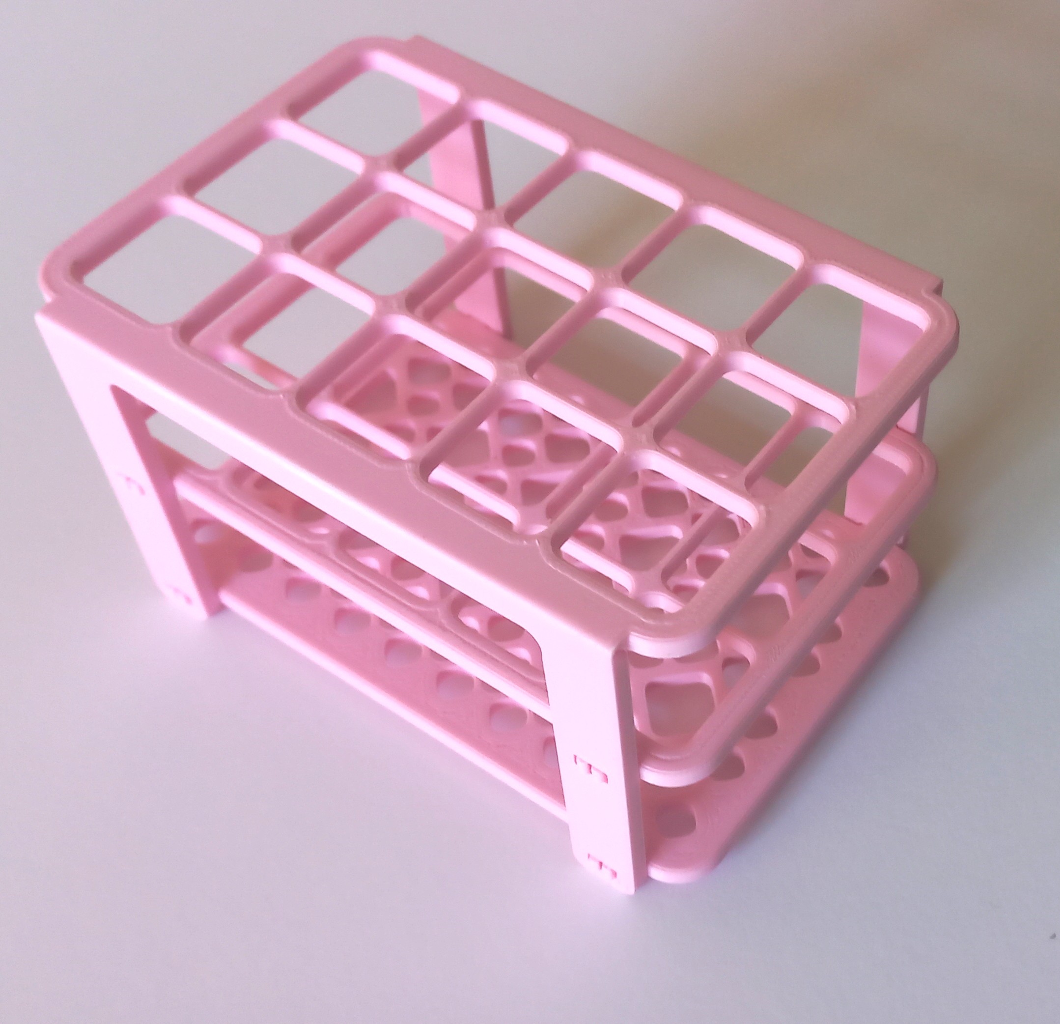 Test tube rack / stand - foldable design